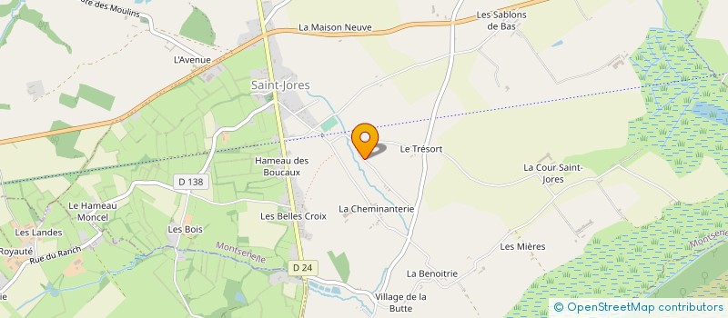 localisation de l'entreprise MONSIEUR STEPHANE BACK  MONTSENELLE