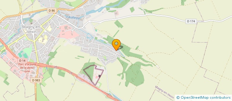 localisation de l'entreprise MONSIEUR STEPHANE BAGO  MAGNY-EN-VEXIN