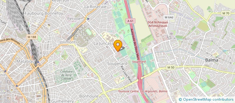 localisation de l'entreprise MONSIEUR STEPHANE BAILLY à TOULOUSE