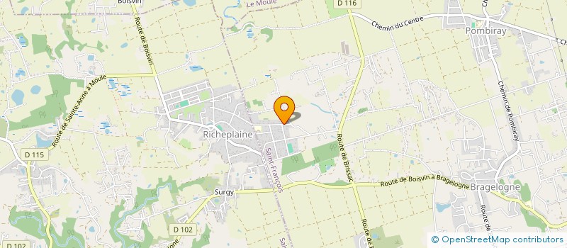 localisation de l'entreprise MONSIEUR STEPHANE BALADINE  SAINT-FRANCOIS