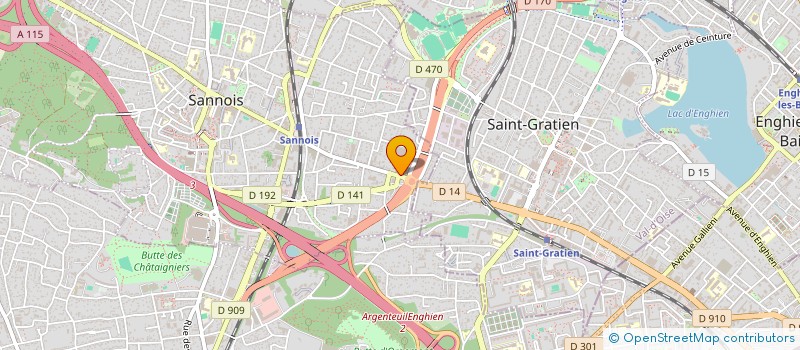 localisation de l'entreprise MONSIEUR STEPHANE BALAGNE à SANNOIS