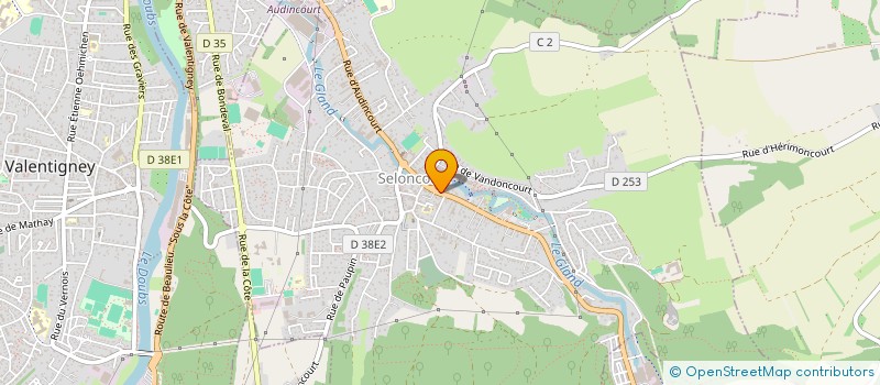 localisation de l'entreprise MONSIEUR STEPHANE BALANCHE  SELONCOURT