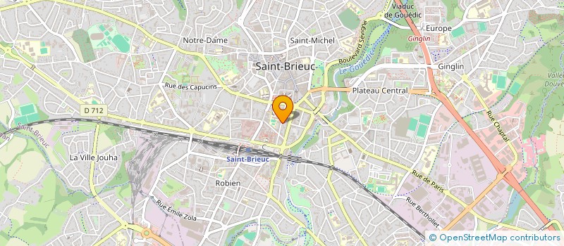 localisation de l'entreprise MONSIEUR STEPHANE BALCEROWIAK à SAINT-BRIEUC