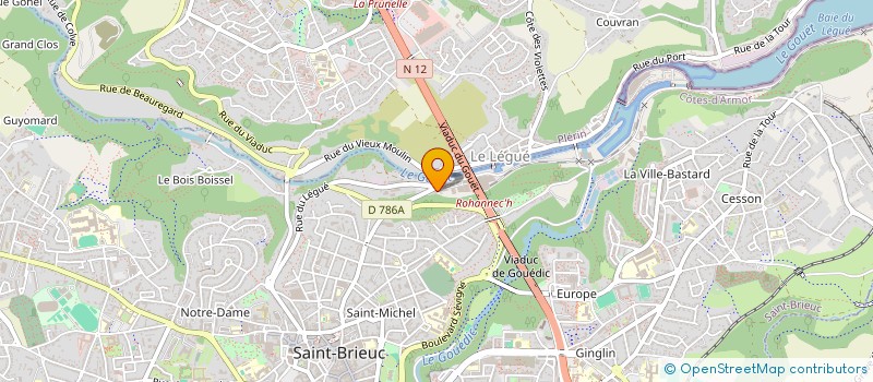 localisation de l'entreprise MONSIEUR STEPHANE BALIVET à SAINT-BRIEUC