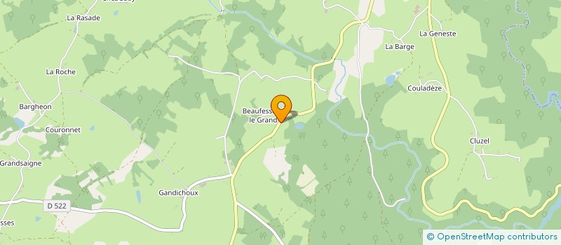 localisation de l'entreprise MONSIEUR STEPHANE BALY  SAINT-PRIEST-DES-CHAMPS