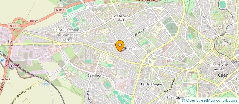 localisation de l'entreprise MONSIEUR STEPHANE BAMBOUX à CAEN