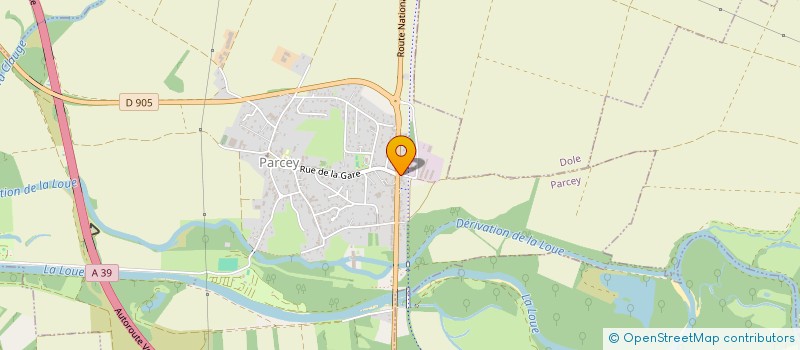 localisation de l'entreprise MONSIEUR STEPHANE BANET  PARCEY