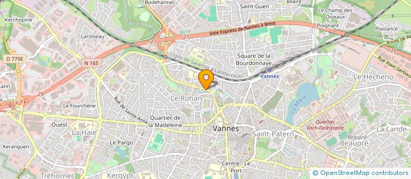 localisation de l'entreprise MONSIEUR STEPHANE BARABANT à VANNES