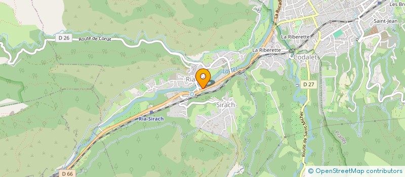 localisation de l'entreprise MONSIEUR STEPHANE BARASCUT  CHAUX-CHAMPAGNY