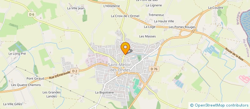localisation de l'entreprise MONSIEUR STEPHANE BARBEDETTE à SAINT-MELOIR-DES-ONDES