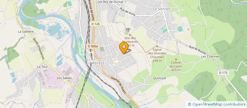 localisation de l'entreprise MONSIEUR STEPHANE BARBIER  ABREST