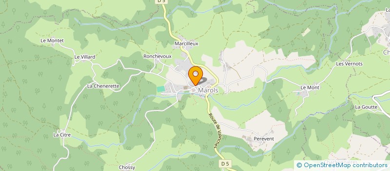 localisation de l'entreprise MONSIEUR STEPHANE BARBOIRON  MAROLS