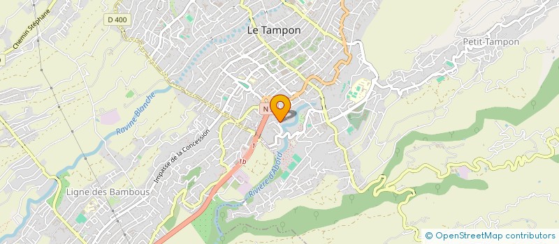 localisation de l'entreprise MONSIEUR STEPHANE BARET à LE TAMPON