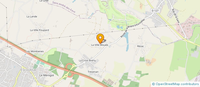 localisation de l'entreprise MONSIEUR STEPHANE BARON  LA BAULE-ESCOUBLAC