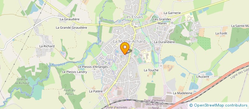 localisation de l'entreprise MONSIEUR STEPHANE BARRANGER à SAINT-MATHURIN