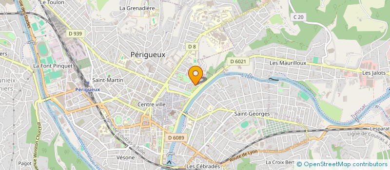 localisation de l'entreprise MONSIEUR STEPHANE BARRANGER  PERIGUEUX