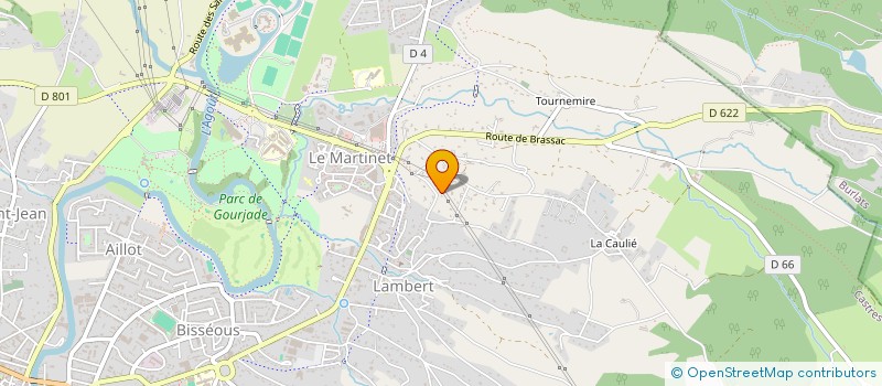 localisation de l'entreprise MONSIEUR STEPHANE BARRAU à CASTRES
