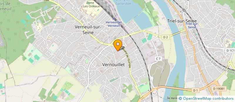 localisation de l'entreprise MONSIEUR STEPHANE BARRE  VERNOUILLET