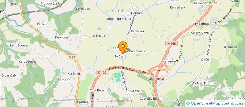 localisation de l'entreprise MONSIEUR STEPHANE BARRE  QUIMPER