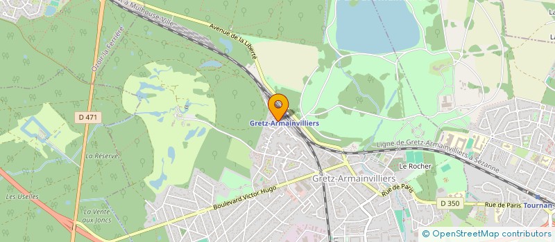 localisation de l'entreprise MONSIEUR STEPHANE BARRET  GRETZ-ARMAINVILLIERS