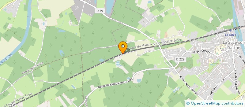 localisation de l'entreprise MONSIEUR STEPHANE BARRIER  VOIVRES LES LE MANS