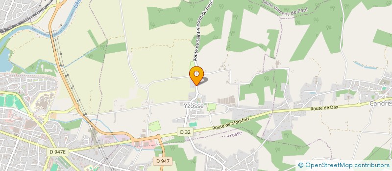 localisation de l'entreprise MONSIEUR STEPHANE BARRIERE  YZOSSE