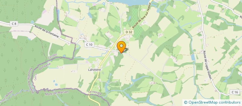 localisation de l'entreprise MONSIEUR STEPHANE BARTOS  LE HOUGA