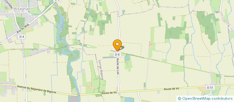 localisation de l'entreprise MONSIEUR STEPHANE BARUTOT  SARRIAC-BIGORRE