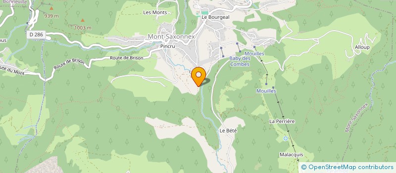 localisation de l'entreprise MONSIEUR STEPHANE BASTARD  MONT-SAXONNEX