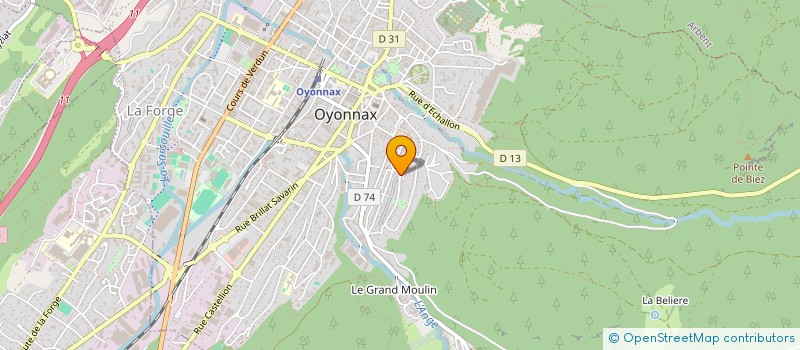 localisation de l'entreprise MONSIEUR STEPHANE BASTIEN à OYONNAX