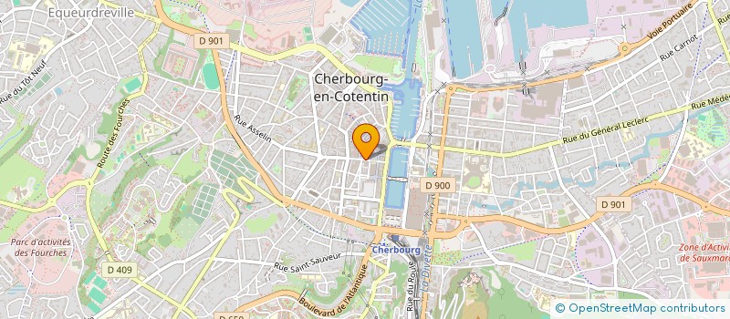 localisation de l'entreprise MONSIEUR STEPHANE BATAILLE  CHERBOURG-EN-COTENTIN