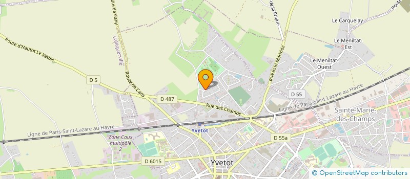 localisation de l'entreprise MONSIEUR STEPHANE BATON  YVETOT