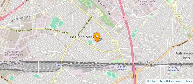 localisation de l'entreprise MONSIEUR STEPHANE BAUDET  LE BLANC-MESNIL