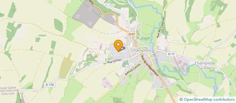 localisation de l'entreprise MONSIEUR STEPHANE BAULARD  CHAMPLITTE