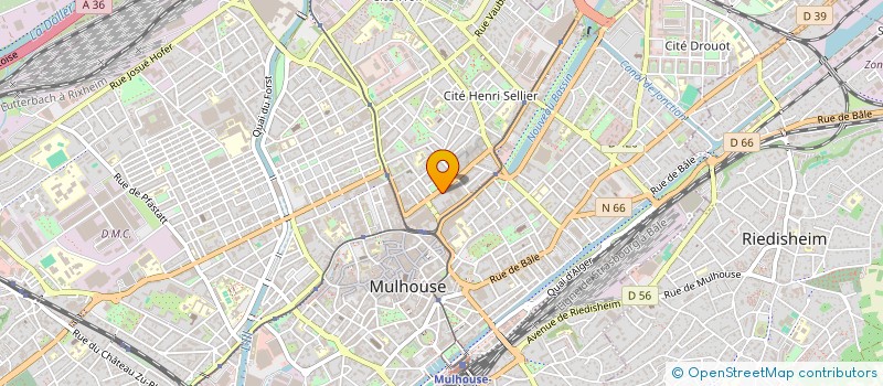 localisation de l'entreprise MONSIEUR STEPHANE BAUMGARTEN  MULHOUSE