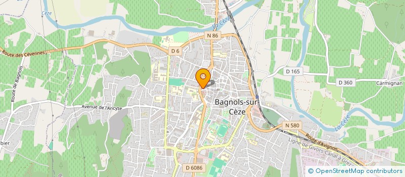 localisation de l'entreprise MONSIEUR STEPHANE BAUTISTA  BAGNOLS-SUR-CEZE