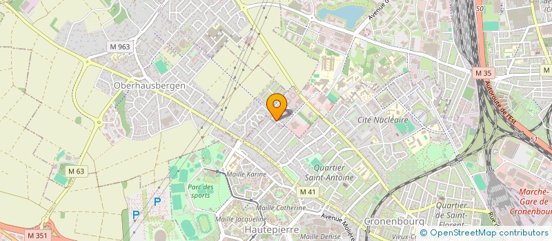 localisation de l'entreprise MONSIEUR STEPHANE BAUTISTA Y DIAZ  OBERHAUSBERGEN