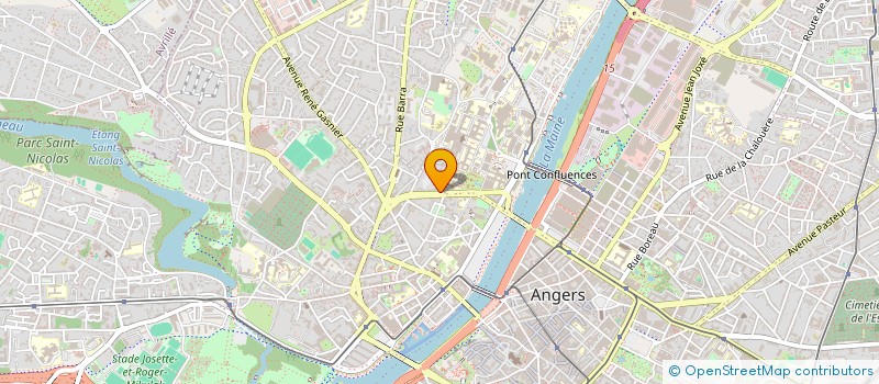 localisation de l'entreprise MONSIEUR STEPHANE BAZIN à ANGERS