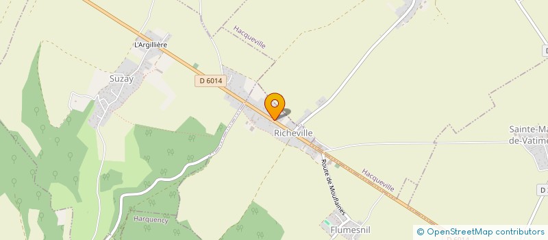 localisation de l'entreprise MONSIEUR STEPHANE BEAUCLE  RICHEVILLE