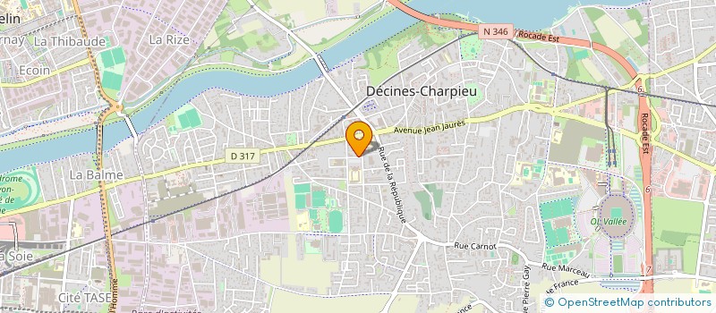 localisation de l'entreprise MONSIEUR STEPHANE BEAUDIER  DECINES-CHARPIEU