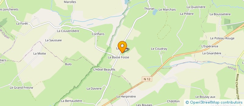 localisation de l'entreprise MONSIEUR STEPHANE BEAUDOIRE à TOUROUVRE AU PERCHE