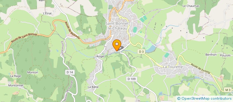 localisation de l'entreprise MONSIEUR STEPHANE BEAUFILS  SAINT-BONNET-LE-CHATEAU