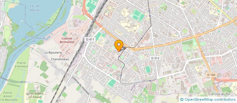 localisation de l'entreprise MONSIEUR STEPHANE BEAUSSIER  ANGERS