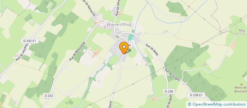 localisation de l'entreprise MONSIEUR STEPHANE BECAR  WIERRE-EFFROY