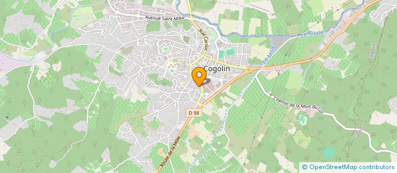 localisation de l'entreprise MONSIEUR STEPHANE BECCARIA à COGOLIN