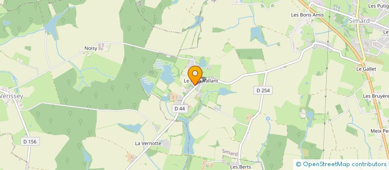 localisation de l'entreprise MONSIEUR STEPHANE BECLERE  SIMARD