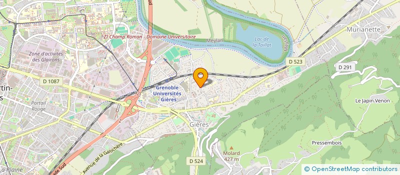 localisation de l'entreprise MONSIEUR STEPHANE BECQUAERT à GIERES