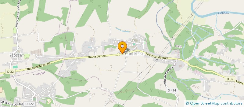 localisation de l'entreprise MONSIEUR STEPHANE BEDAT  CANDRESSE