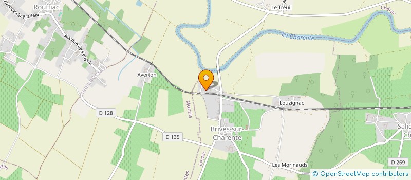 localisation de l'entreprise MONSIEUR STEPHANE BEDOUET  BRIVES-SUR-CHARENTE