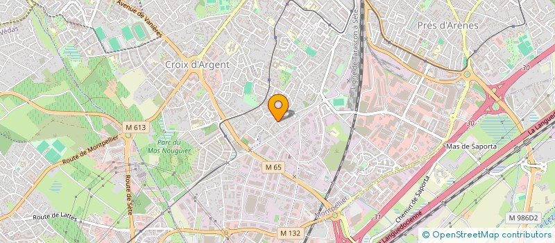 localisation de l'entreprise MONSIEUR STEPHANE BEILLES à MONTPELLIER